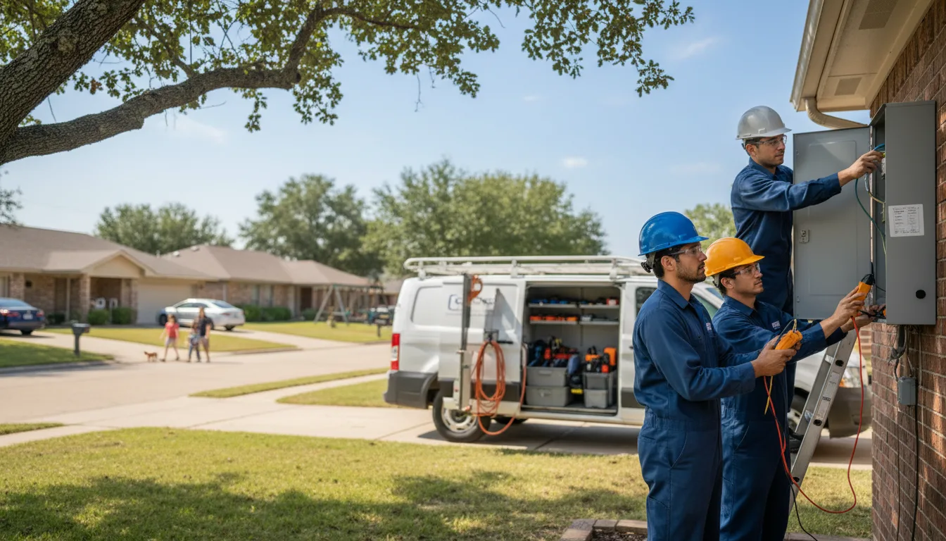 Certified electrician providing emergency electrical services in Minden, NE